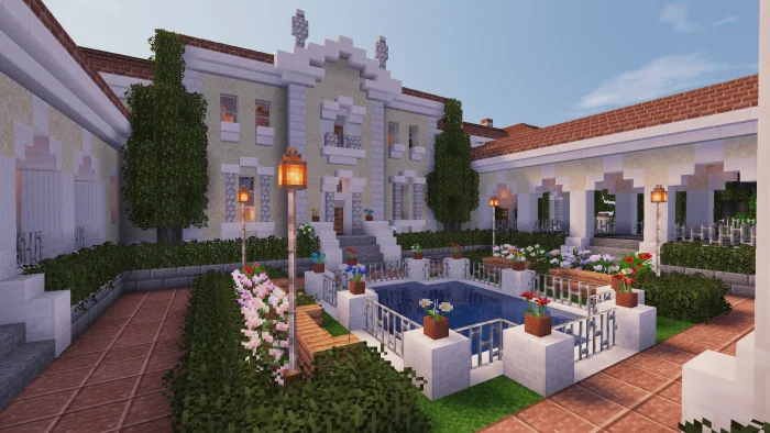 Italian Style Villa Minecraft screenshot 2