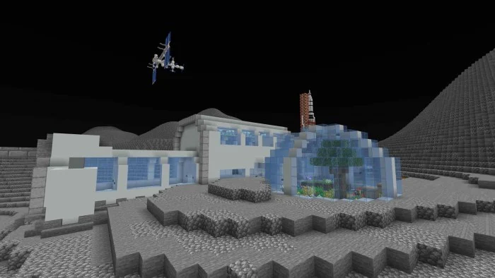 Minecraft Moon world Minecraft screenshot 2