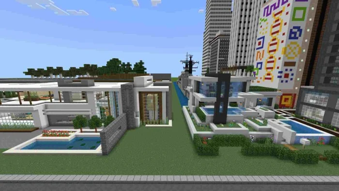 Minecraft Modern City Map Minecraft screenshot 2