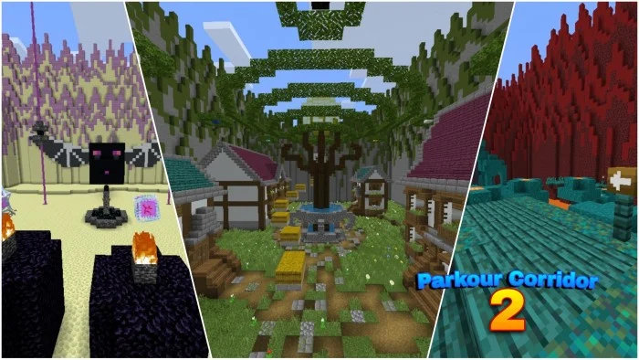 Parkour Corridor 2 Minecraft screenshot 1