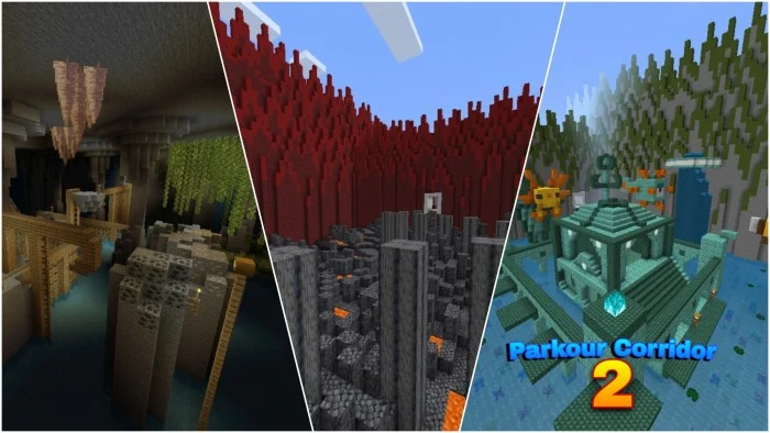 Parkour Corridor 2 Minecraft screenshot 3