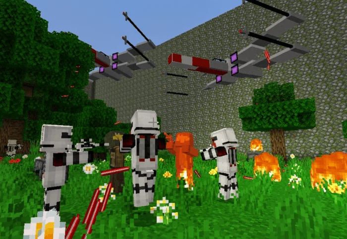 Star Wars Minecraft screenshot 1