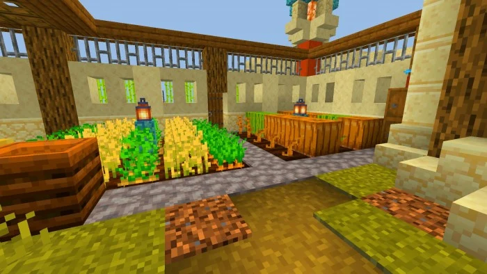 Desert Starter Village Minecraft screenshot 3