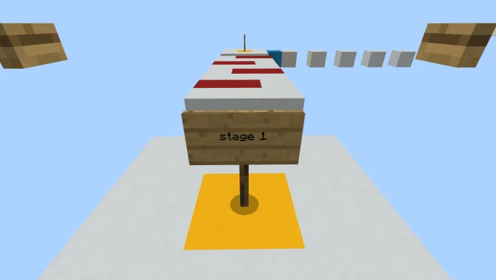10 Stages Parkour Minecraft screenshot 2