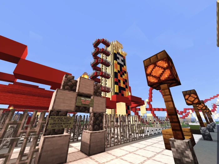 Custom Universal Park Minecraft screenshot 3