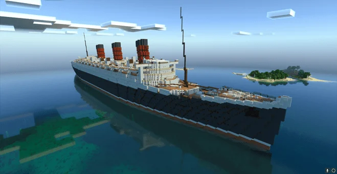RMS Queen Mary Minecraft screenshot 1