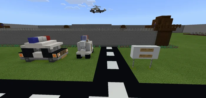 Prison Map - Cops and Robbers Minecraft screenshot 2