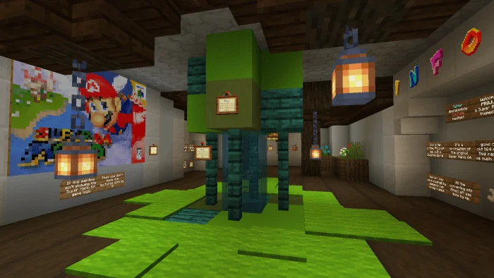 Super Mario 64 (Princess Peach's Castle) Minecraft screenshot 1