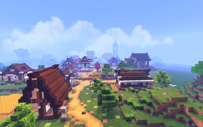 Cortezerino's Japanese Village Minecraft screenshot 1