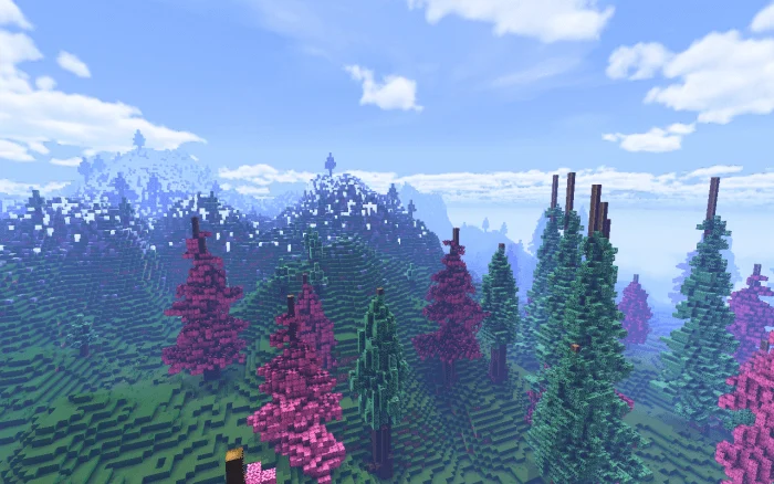 Spruce Forest Minecraft screenshot 2