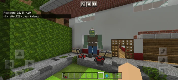 Plants vs Zombies 2 Map Minecraft screenshot 1