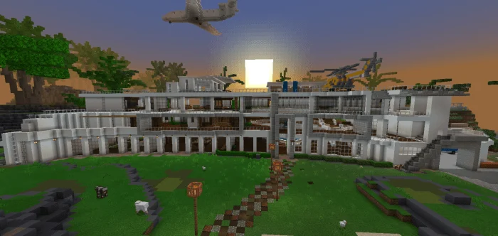 Millionaire’s Mansion Island Minecraft screenshot 1