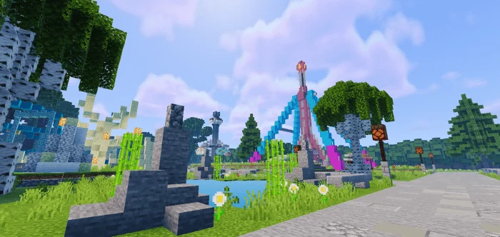 Galaria Park Minecraft screenshot 2