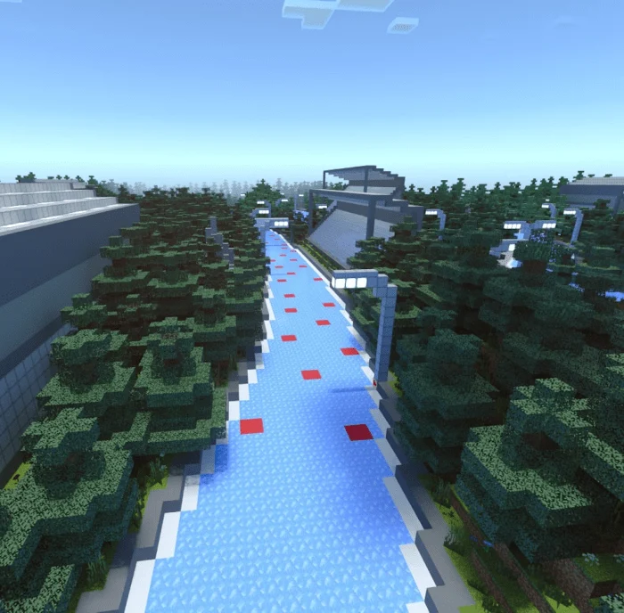 Ice Boat Raceway Minecraft screenshot 3