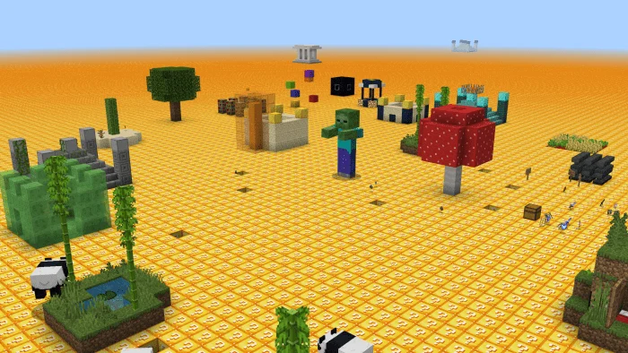 Flat Lucky Worlds Minecraft screenshot 2