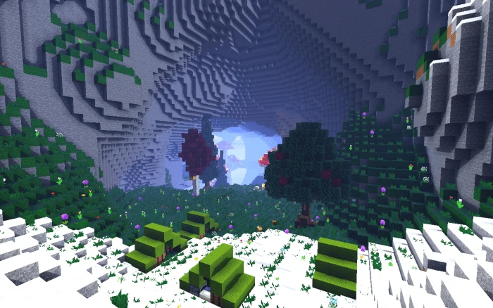 Mushroom Caves Minecraft screenshot 1