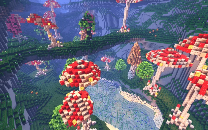 Mushroom Caves Minecraft screenshot 3
