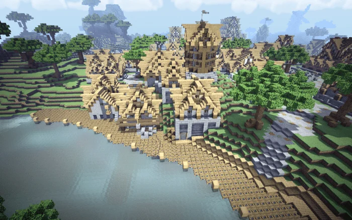 A Medieval Village Minecraft screenshot 1