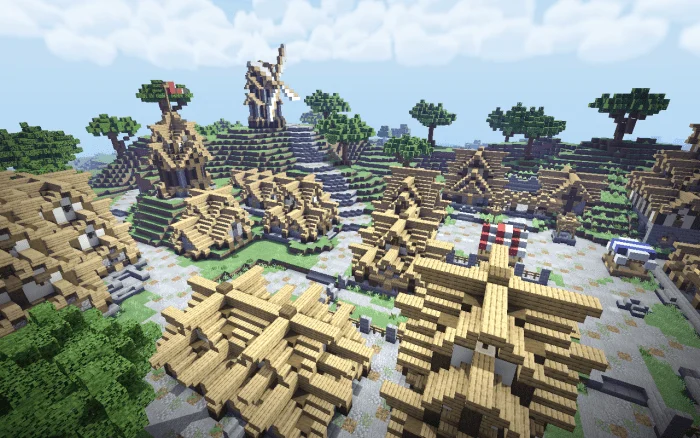 A Medieval Village Minecraft screenshot 2