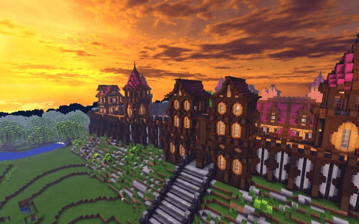 Medieval Fortress Minecraft screenshot 3