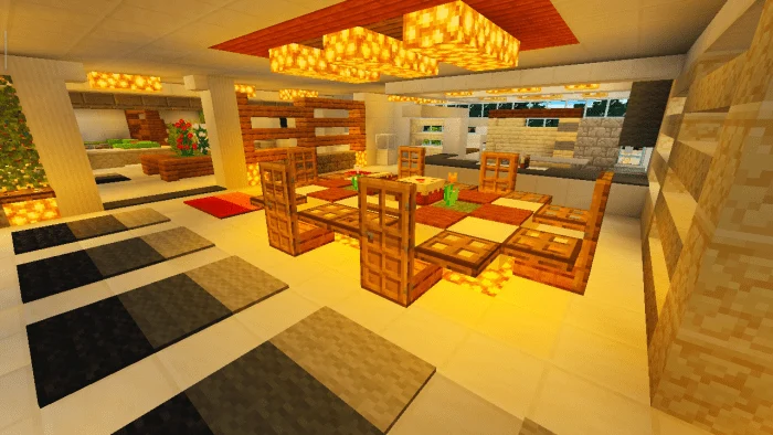 Black & White Luxury House Minecraft screenshot 2