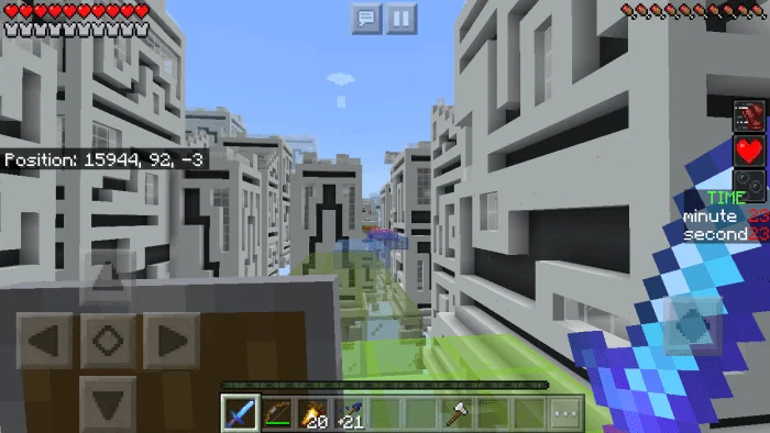 Temple Run Crazy Edition Minecraft screenshot 2