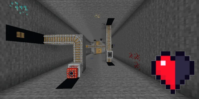 HALF HEART Minecraft screenshot 2