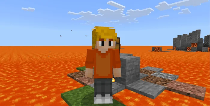 Survival: Lava Sea Minecraft screenshot 1