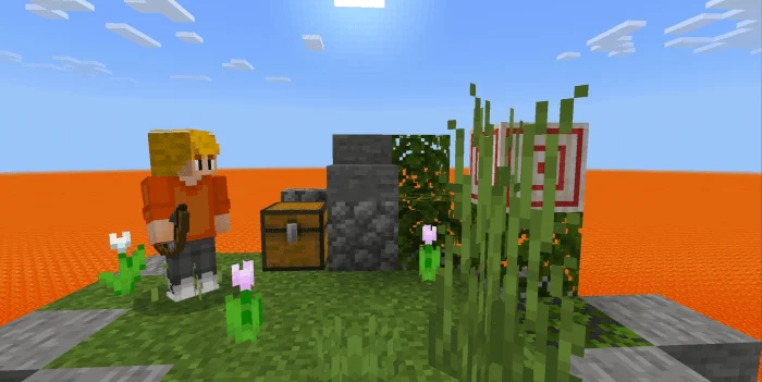 Survival: Lava Sea Minecraft screenshot 2