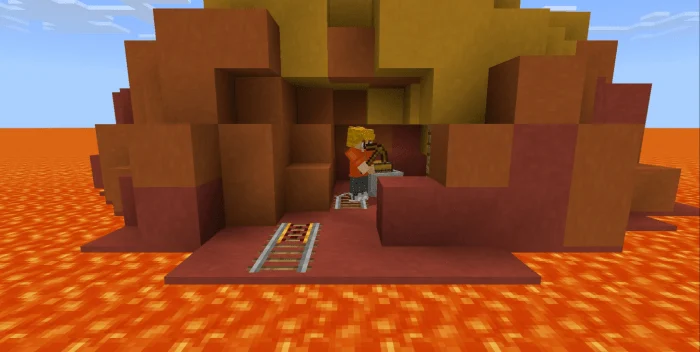 Survival: Lava Sea Minecraft screenshot 3