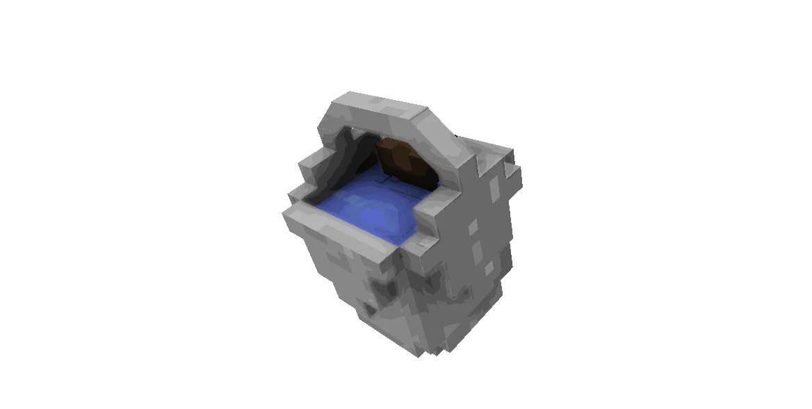 3D Buckets Minecraft screenshot 2