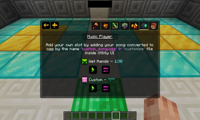 Utility ui Minecraft screenshot 2