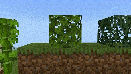 Waving leaves, Grass and Plants Minecraft screenshot 3