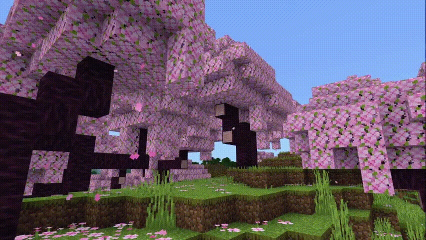 Waving leaves, Grass and Plants Minecraft screenshot 4