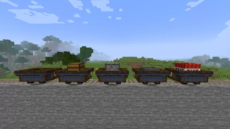 Updated Minecarts Minecraft screenshot 4