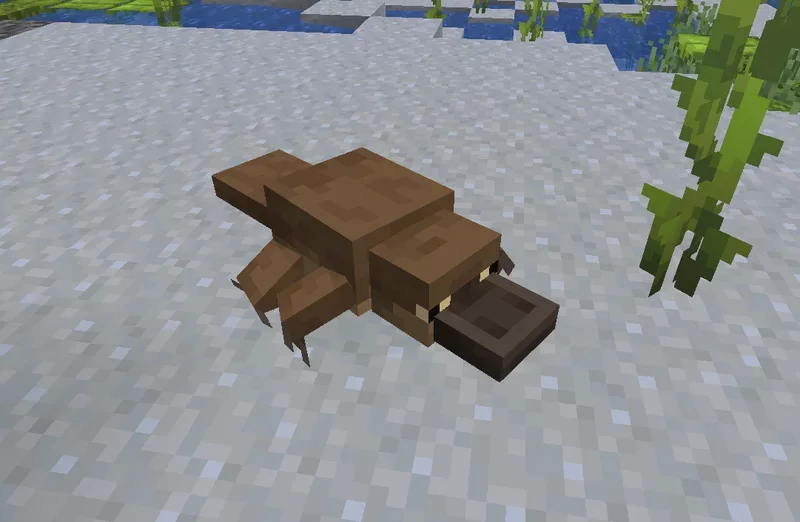 Platypus Axolotl Minecraft screenshot 1