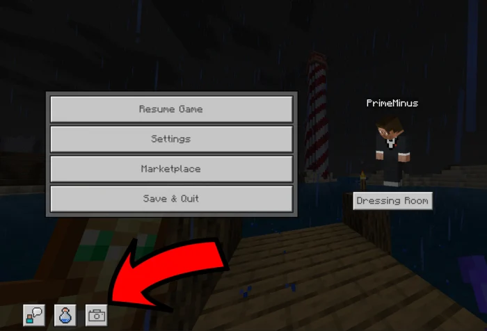 Screenshot Button Minecraft screenshot 1