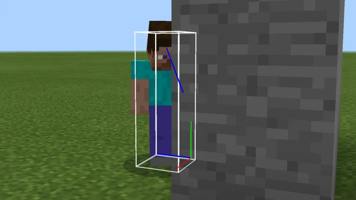 Player Hitbox Display Minecraft screenshot 1