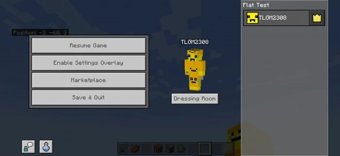 Settings Overlay UI Pack Minecraft screenshot 1