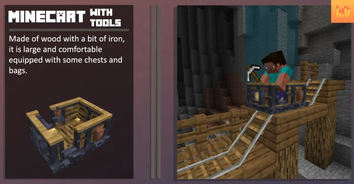 Better 3D Minecarts Minecraft screenshot 4