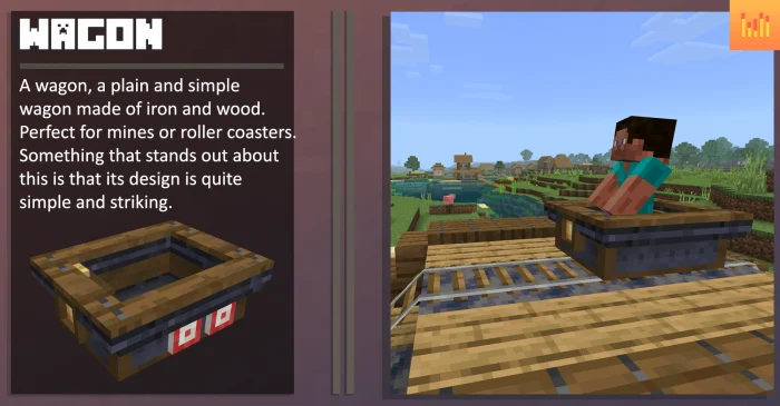 Better 3D Minecarts Minecraft screenshot 5