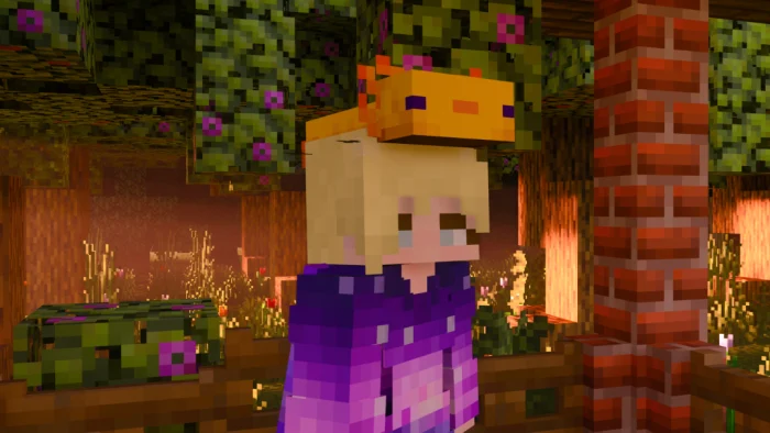 Wearable Axolotl Mob Heads Minecraft screenshot 2