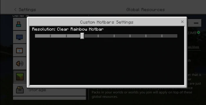 Custom Hotbars Minecraft screenshot 3