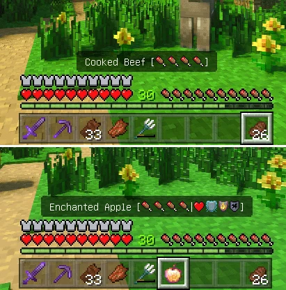 Food Info: Extended Minecraft screenshot 1