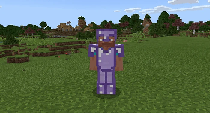 Purple Diamonds Minecraft screenshot 2