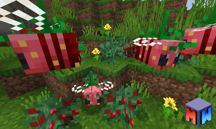Strawberry Bee Pack Minecraft screenshot 1