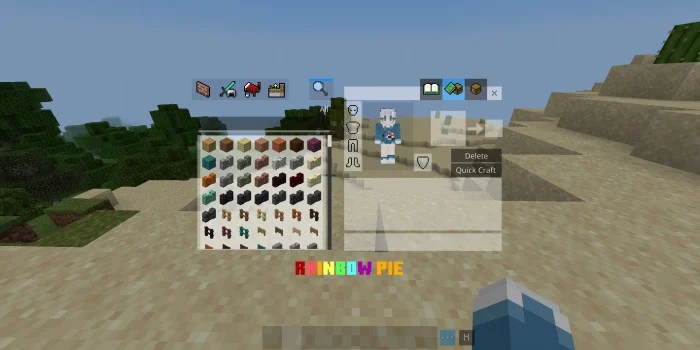 Rainbow Pie UI Minecraft screenshot 5