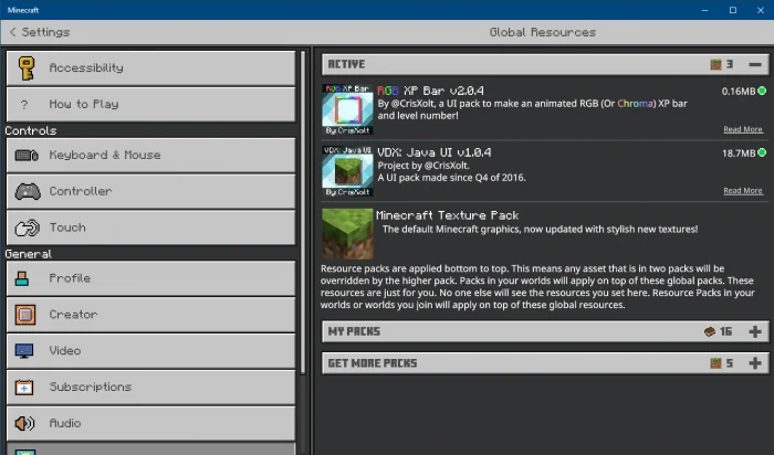 Animated RGB XP Bar + Classic Inventory GUI Minecraft screenshot 3