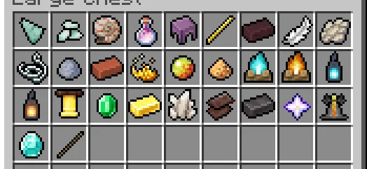Black Outlines for Items Minecraft screenshot 1