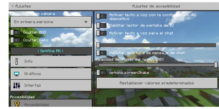 Optifine RK Minecraft screenshot 1
